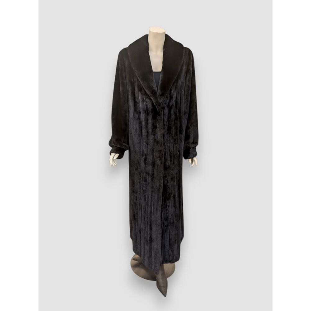 Blackglama Dark Mink Coat -Large
